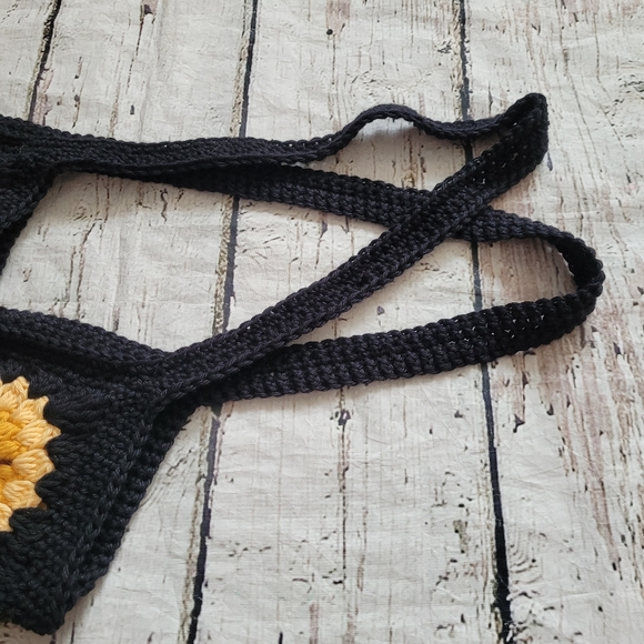 New cotton sunflower shoulder bag - Picture 11 of 17